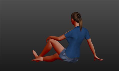 D Model Marta Character Nude Turbosquid