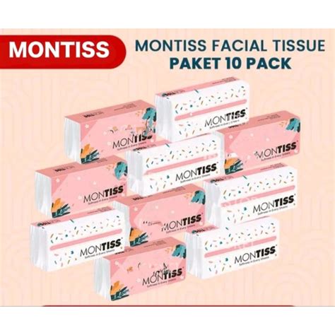 Jual Paket Pcs Montiss Facial Tissue Sheets Montis Tisu