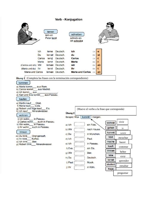 Veben Konjugation 1 Worksheet Live Worksheets