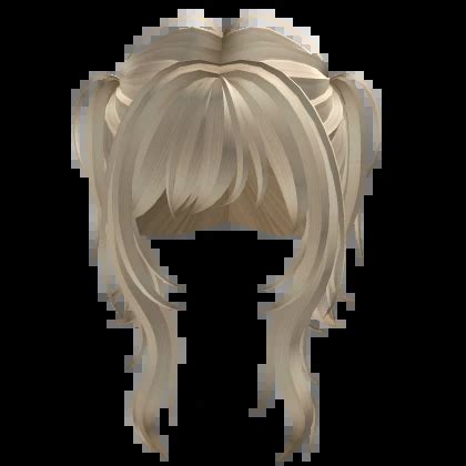 Messy Protagonist Rockstar Pigtails Blonde Roblox Item Rolimon S