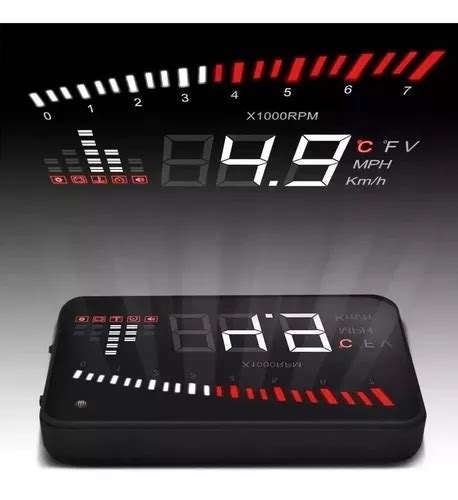 Hud Head Up Display Universal Carro Obd Veloc Metro Digital Frete Gr Tis