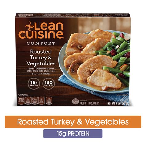 Lean Cuisine Roasted Turkey Meal Pack Of 12 975 Oz Frozen Tv