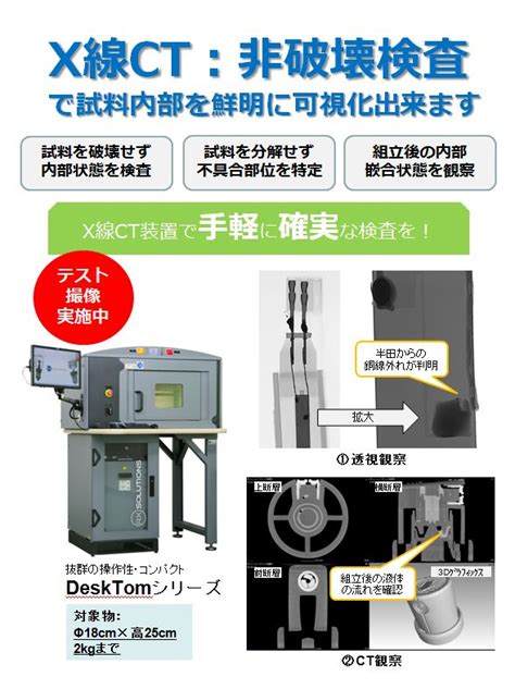 X線ct装置 【撮影動画デモ見られます】【テスト受付中】 精工技研 イプロスものづくり