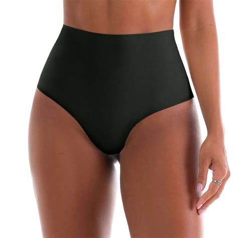 Calcinha Fio Dental Alta Nude Cotton Preta