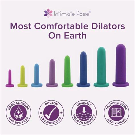 Intimate Rose Silicone Dilators The Smitten Kitten Inc