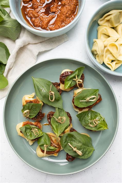 Vegetarische Tortellini Spie E Mit Pesto Trytrytry