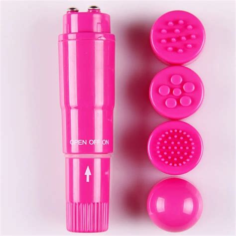 2016 Hot 4 Massage Device Replaceable Barbed G Spot Vibrator Massage Honey Beans Clit Vibrator
