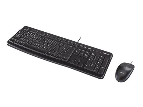Buy Logitech Desktop MK120 Durable, Comfortable, USB Mouse and keyboard ...