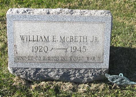 Lieut William E Mcbeth Jr M Morial Find A Grave