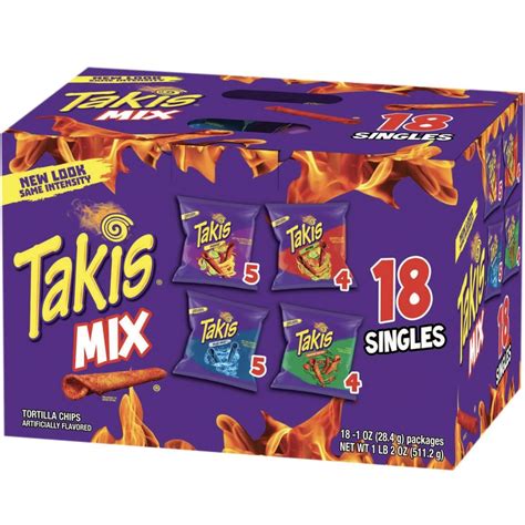 Takis Mix Multipack Fuego Nitro Blue Heat Crunchy