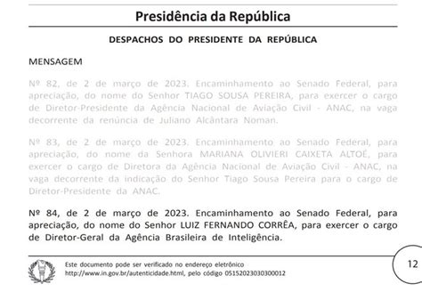 Luiz Fernando Corr A Indicado Para O Cargo De Diretor Geral Da Abin