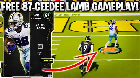 HE CAN DO IT ALL FREE 87 OVERALL CEEDEE LAMB GAMEPLAY MADDEN 23