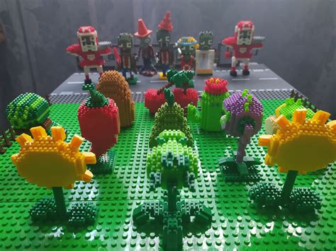 lego Plants vs Zombies 3 | Лего, Поделки, Растения