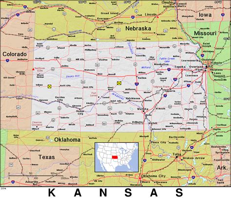 Mapa De Kansas