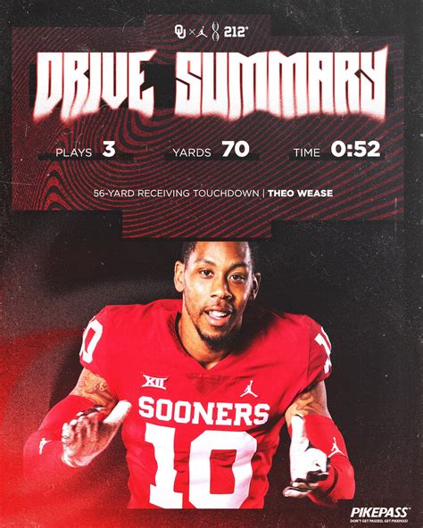 Oklahoma Football on Twitter: "Back-to-back games with a TD for