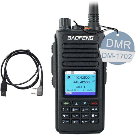 Amazon Baofeng Dm Digital Analog Dmr Two Way Radio Dual Time