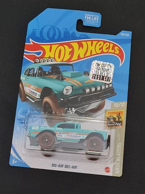 HOT WHEELS Baja Blazers FS 2021 Chevy Big Air Bel Air Turquoise Hobbies Toys Toys Games