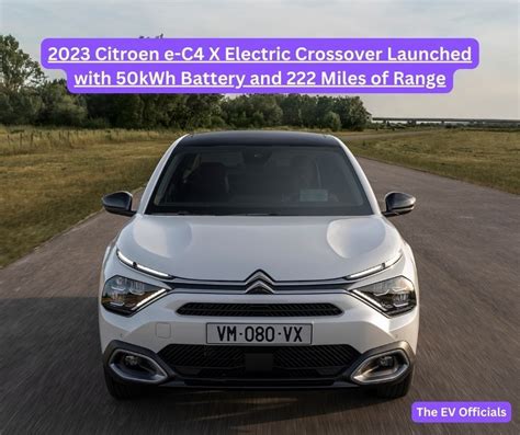 2023 citroen e c4 x electric launched – Artofit