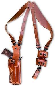 Amazon Premium Leather Vertical Shoulder Holster System With