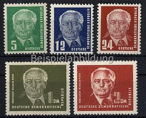 Ddr Minr Postfrisch Wilhelm Pieck Ii Haus Der Briefmarke