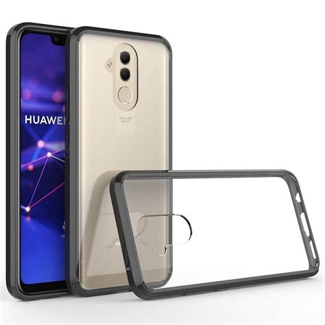 Funda Huawei Mate 20 Lite Hybrid Transparente Con Bordes Negro