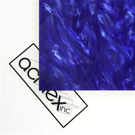 Acriglas Tanzanite Pearlescent Acrylic Sheet Acrilex