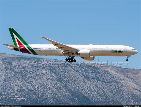 EI WLA Alitalia Boeing 777 3Q8ER Photo By John Leivaditis ID 1090128