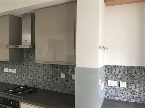 Grey Splashback For A Kitchen Norwich Nofolk