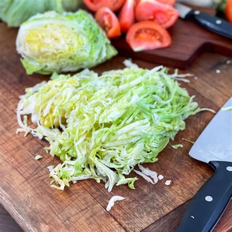 How To Shred Lettuce Thecookful