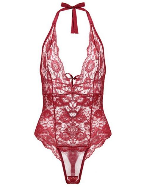 Teddy Lingerie Sexy Lace And Sheer Teddy 2020 Dresslily