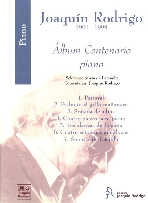 Álbum Centenario Piano von Joaquín Rodrigo im Stretta Noten Shop kaufen