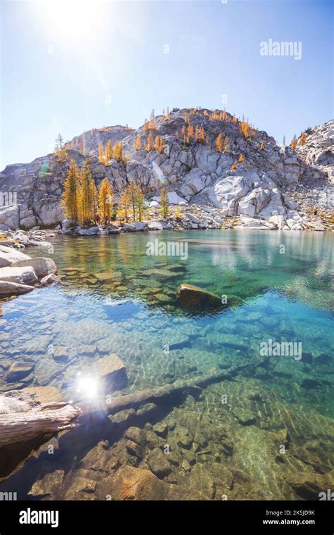 Beautiful Alpine Lakes Wilderness Area In Washington Usa Stock Photo