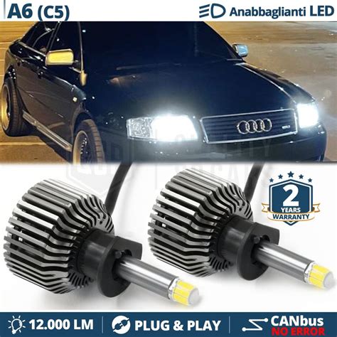 Kit Led H1 Canbus Per Audi A6 C5 Luci Anabbaglianti Lenticolari 6500k