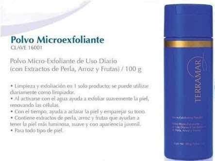 Polvo Micro exfoliante Terramar Perla Arroz Y Frutas Envío gratis