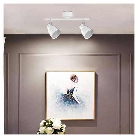 Ripley Foco Led Sobrepuesto Decorativo Doble Gu Blanco H Ades