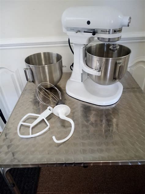 KitchenAid 5KPM5 4.8L Stand Mixer Heavy Duty - White 5413184202002 | eBay