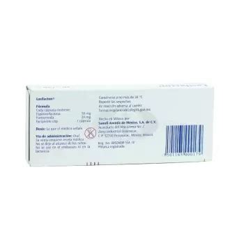 LASILACTON 50MG 20MG CON 16 CÁPSULAS