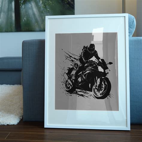 Adrenaline Junkie On Motorcycle Svg File For Cricut Silhouette Laser