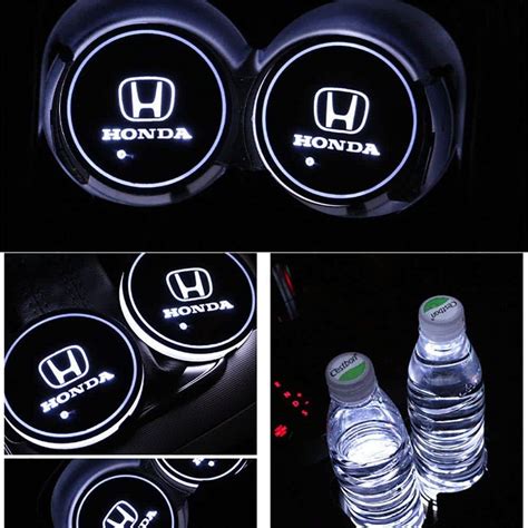 Porte Gobelet Honda Led Lumi Res Carledlogo