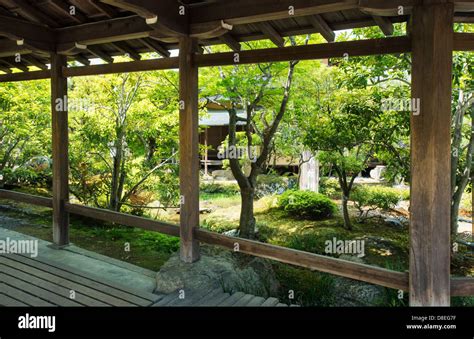 The Tenryuji Temple Gardens In Arashiyama Kyoto Japan Stock Photo Alamy