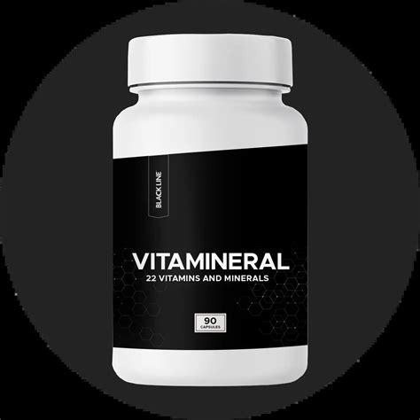 Vitamineral Kapslar Svenska Kosttillskott Black Line Nutrition