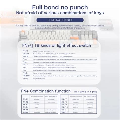Freewolf K Mechanical Keyboard Hot Swap Rgb Modes
