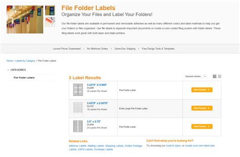 How to Create File Folder Labels To Stay Organized - OnlineLabels.com