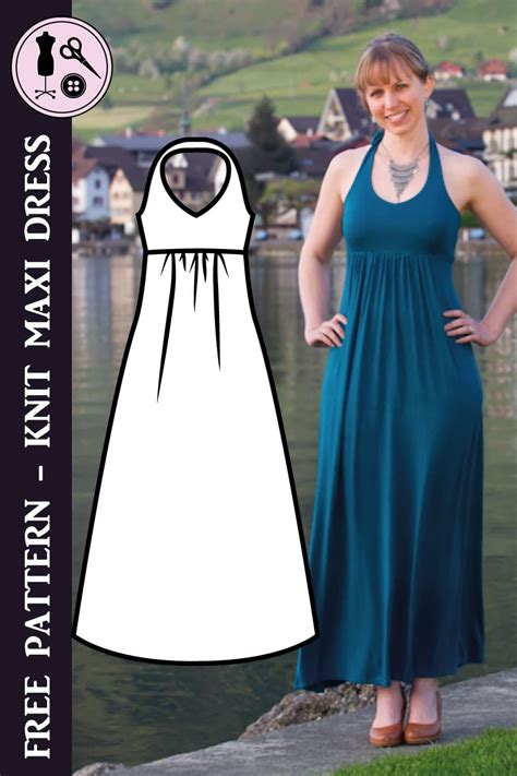 40 Designs Maxi Dress Sewing Pattern Knit Louisesadie