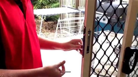 How To Replace Sliding Screen Door Lock Youtube