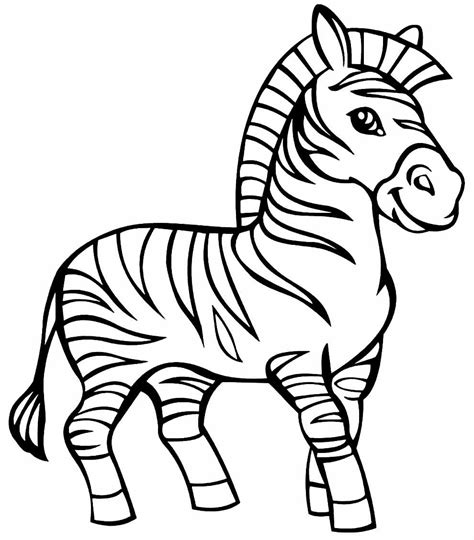 Desenhos De Zebra Para Colorir Bora Colorir