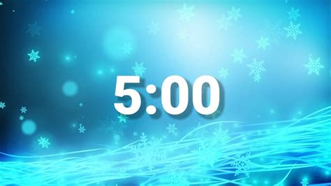 Minute Winter Snow Countdown Timer Upbeat Quirky Music With Musical