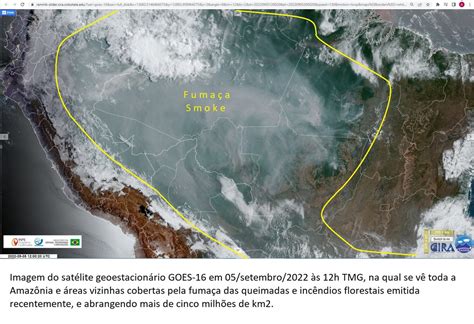 Fuma A De Queimadas Cobre Milh Es De Km Do Brasil E Chega A Outros