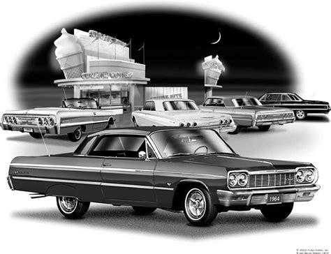 64 Impala Drawing