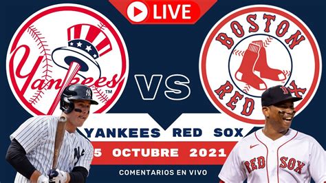 YANKEES Vs BOSTON En Vivo MLB PLAYOFFS Juego De Wild Card YouTube